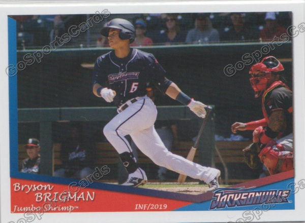 2019 Jacksonville Jumbo Shrimp Bryson Brigman