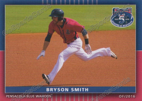 2016 Pensacola Blue Wahoos Bryson Smith