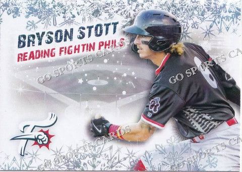 2021 Reading Fightin Phils Holiday Bryson Stott