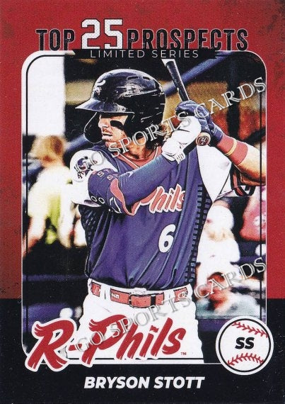 2022 Reading Fightin Phils Top 25 Prospects Bryson Stott