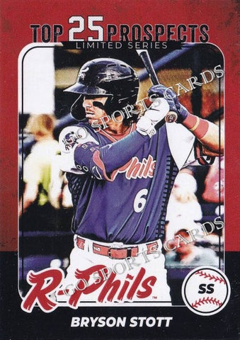 2022 Reading Fightin Phils Top 25 Prospects Bryson Stott