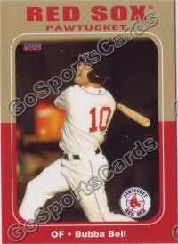2010 Pawtucket Red Sox Bubba Bell
