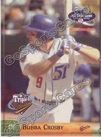 2003 Pacific Coast League All-Star Multi-Ad Bubba Crosby