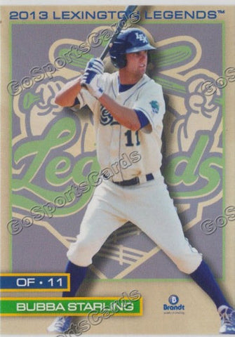 2013 Lexington Legends Bubba Starling