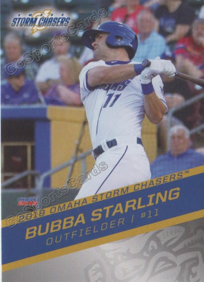 2019 Omaha Storm Chasers Bubba Starling