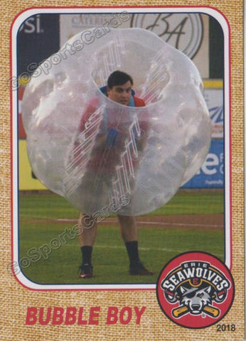 2018 Erie SeaWolves Dan Bubble Boy Jones