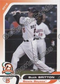 2012 Bowie Baysox Buck Britton