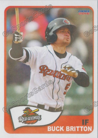 2016 Rochester Red Wings Buck Britton