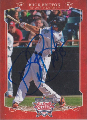 Buck Britton 2012 Eastern League All Star (Autograph)