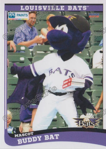 2015 Louisville Bats Buddy Bat Mascot