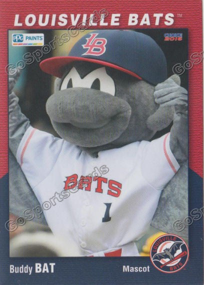 2016 Louisville Bats Buddy Bat