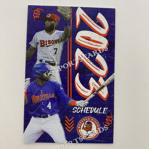 2023 Buffalo Bisons Pocket Schedule