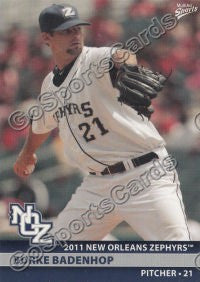 2011 New Orleans Zephyrs Burke Badenshop