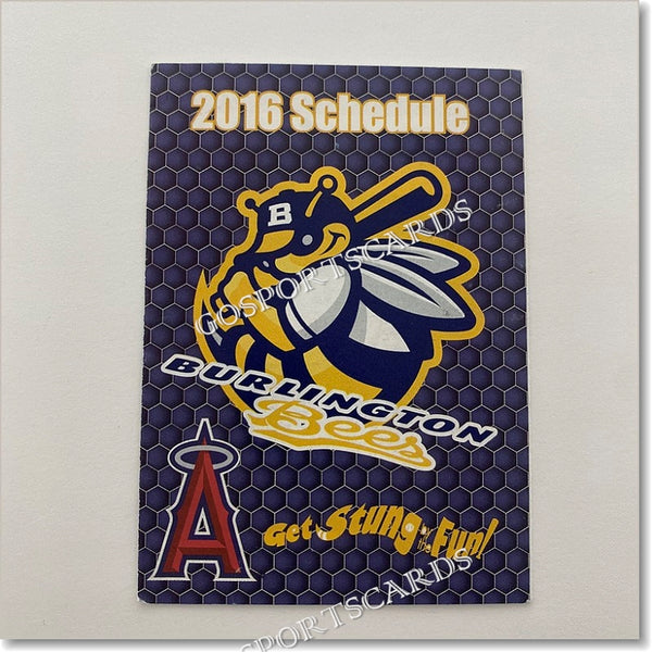 2016 Burlington Bees Pocket Schedule