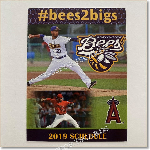 2019 Burlington Bees Pocket Schedule