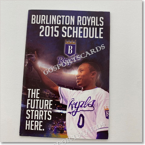 2015 Burlington Royals Pocket Schedule