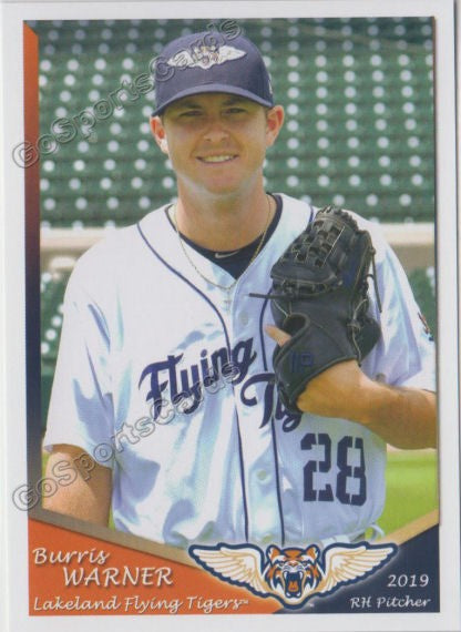 2019 Lakeland Flying Tigers Burris Warner