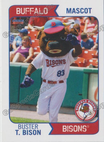 2015 Buffalo Bisons Buster T Bison Mascot