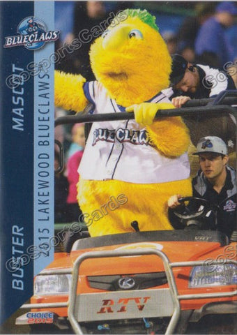 2015 Lakewood BlueClaws Buster Mascot