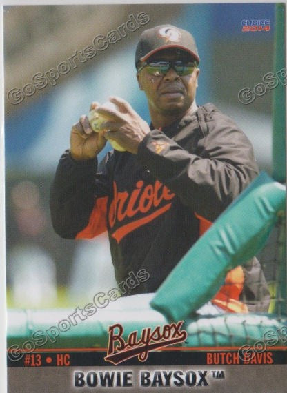 2014 Bowie Baysox Butch Davis