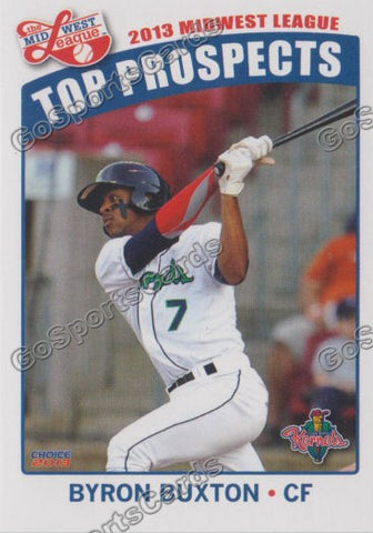 2013 MidWest League Top Prospect Byron Buxton