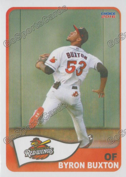 2016 Rochester Red Wings Byron Buxton