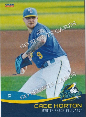 2023 Myrtle Beach Pelicans Cade Horton