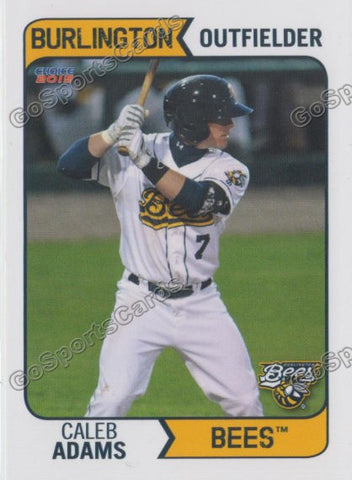 2015 Burlington Bees Caleb Adams