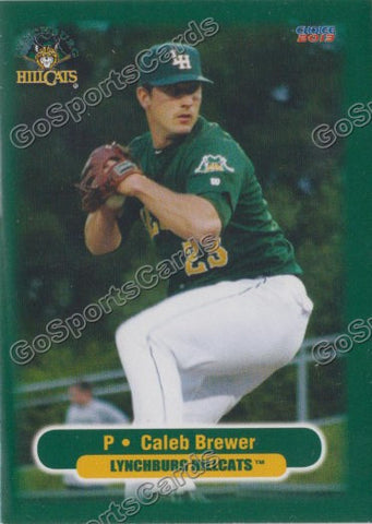 2013 Lynchburg Hillcats Caleb Brewer