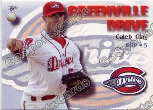 2009 Greenville Drive Caleb Clay