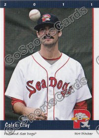 2011 Portland Sea Dogs Caleb Clay