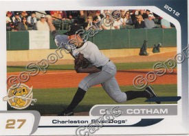 2012 Charleston Riverdogs Caleb Cotham