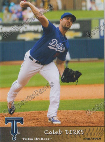2016 Tulsa Drillers Caleb Dirks