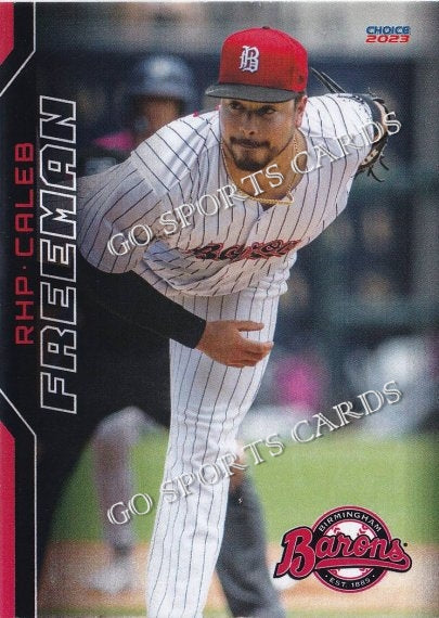 2023 Birmingham Barons Caleb Freeman