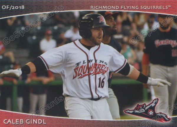 2018 Richmond Flying Squirrels Caleb Gindl