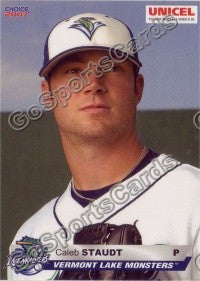 2007 Vermont Lake Monsters Caleb Staudt