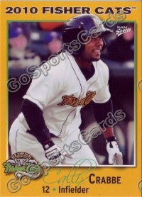 2010 New Hampshire Fisher Cats Callix Crabbe