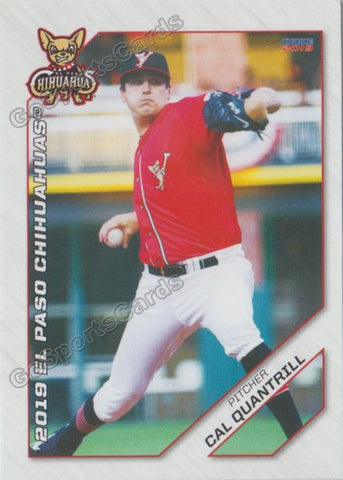 2019 El Paso Chihuahuas Cal Quantrill