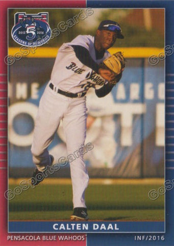 2016 Pensacola Blue Wahoos Calten Daal