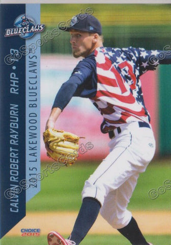 2015 Lakewood BlueClaws Calvin Robert Rayburn