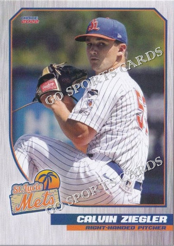 2022 St Lucie Mets Calvin Ziegler