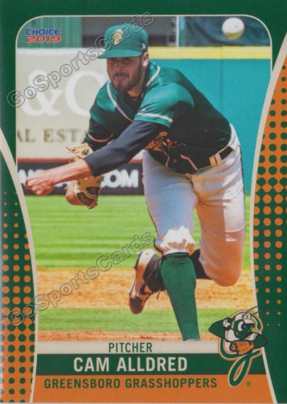 2019 Greensboro Grasshoppers Cam Alldred