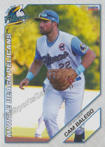 2019 Myrtle Beach Pelicans Cam Balego