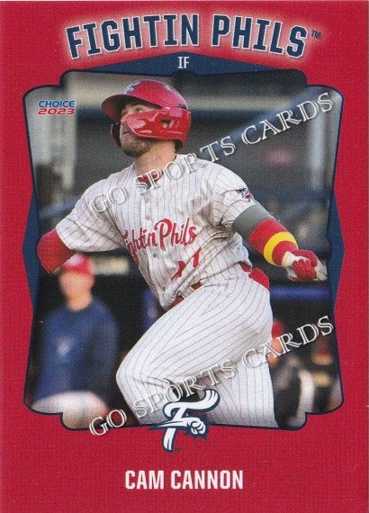 2023 Reading Fightin Phils 2nd Cam Cannon