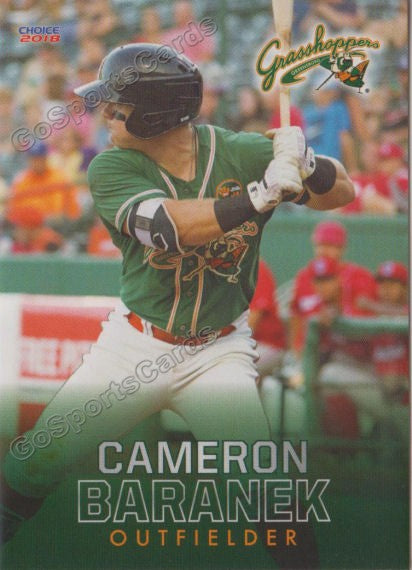 2018 Greensboro Grasshoppers Cameron Baranek