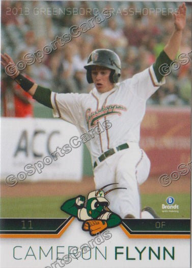 2013 Greensboro Grasshoppers Cameron Flynn