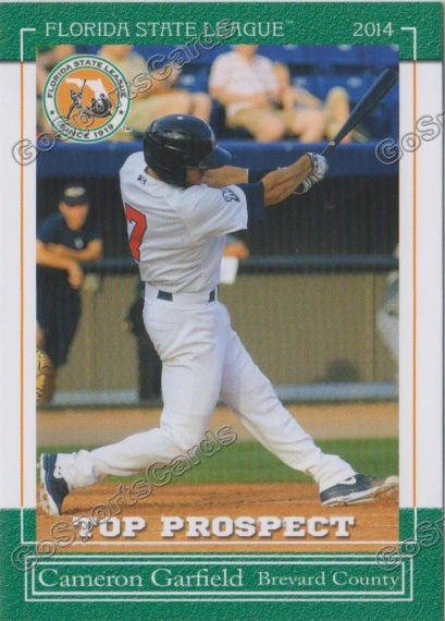2014 Florida State League Top Prospect Cameron Garfield