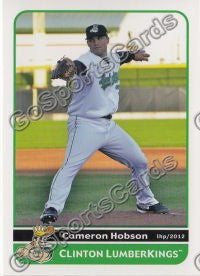 2012 Clinton LumberKings Cameron Hobson