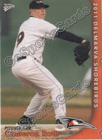 Cameron Roth 2011 Delmarva Shorebirds Cameron Roth – Go Sports Cards