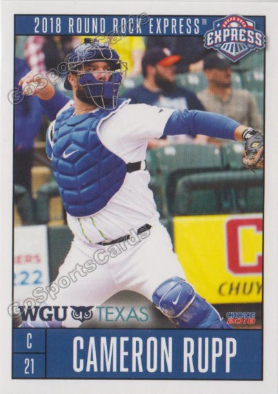 2018 Round Rock Express Cameron Rupp